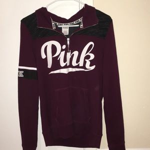 pink sweatshirt